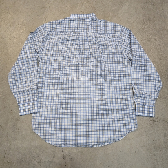 Vineyard Vines Murray Light Blue/Yellow Plaid Button Down Shirt Mens M - Picture 2 of 5